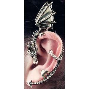 New Dragons Lure Cuff Pewter Earring Party Beauty