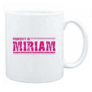  New  Property Of Miriam Retro  Mug Name