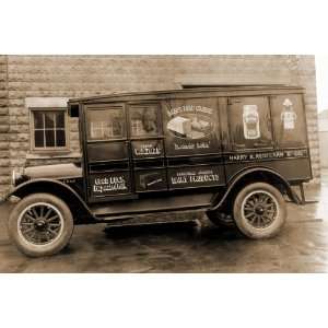 Redfearn & Co. Delivery Truck   Good Luck Evaporated Milk & Cheese 