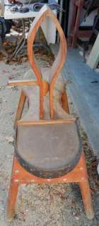 Antique SADDLERS Vise   Leather Workers Bench   Harness Makers 