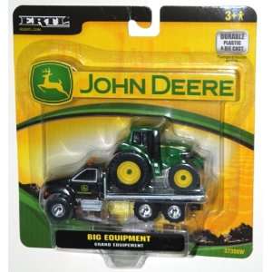  John Deere Big Equipment Flatbed Truck with Tractor 164 