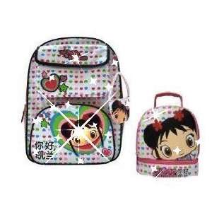   Hao, Kai Lan Backpack with Bonus Dome Lunch Box and Bonus Mini Handbag
