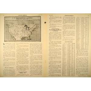   Ad Franklin Car Efficiency Test Weather Bureau Map   Original Print Ad