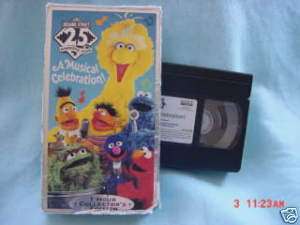 Sesame Street 25 Years A MUSICAL CELEBRATION vhs collec 074645131931 