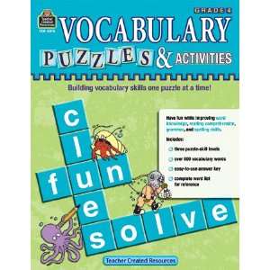  Vocabulary Puzzles & Activities Gr4 Toys & Games