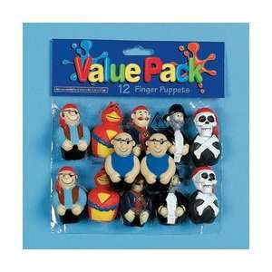  Vinyl Pirate Finger Puppets (6 dozen)   Bulk Toys & Games