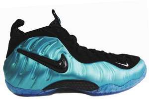 Mens Nike Air Foamposite PRO Teal Electric Blue Black/White Size 7 