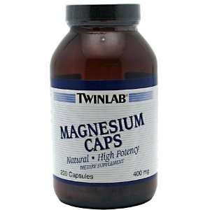  Twin Laboratories Magnesium Caps, 200 capsules (Vitamins 