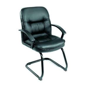  Boss Mid Back Leatherplus Guest Chair