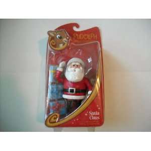   Reindeer Santa Claus with Cloth Sack and Presents 