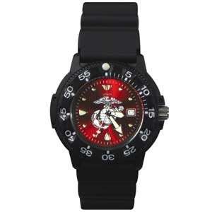   , Resin Case/Bezel, PU Band, US Marine, Red Face