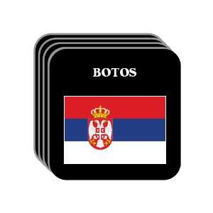  Serbia   BOTOS Set of 4 Mini Mousepad Coasters 