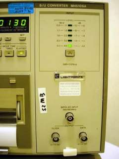 Anritsu ME522A Error Rate Test System RX & TX with MH5104A U/B 