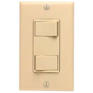 Leviton Decora Ivory DUAL Rocker Light Switch Duplex 1754 I  