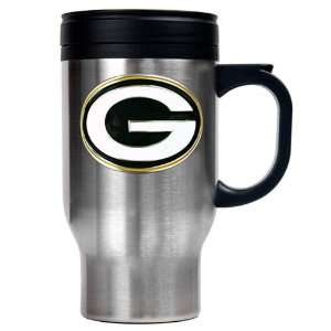 79516   Green Bay Packers Stainless Steel Thermal Mug W/ Emblem 