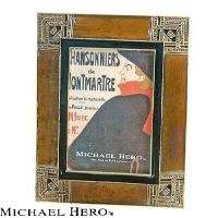 Michael Hero Brown and Black Art Deco Frame  