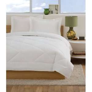  Taylor Embossed Twin Comforter with Sham White