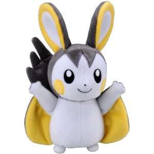 Pokemon BW Black White 7 Plush Doll Toy EMONGA TOMY  
