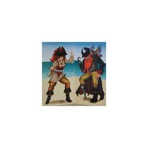  Dueling Pirates Scene Setter Add Ons Poster Wall 
