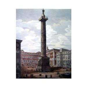  Piazza Colonna Poster Print