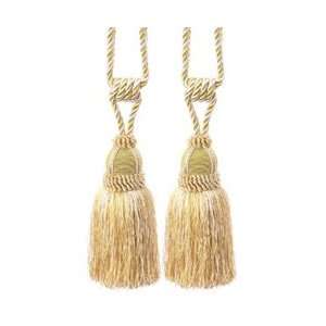  Pair of Ivory and Gold Isabella Tassels