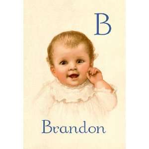  B for Brandon 28x42 Giclee on Canvas