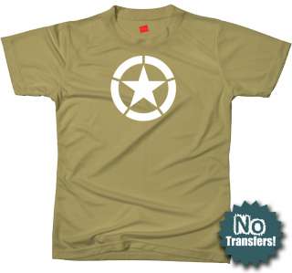 Broken Star US Army Military WW2 2 Jeep NEW War T shirt  