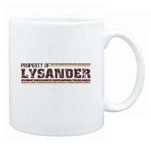  New  Property Of Lysander Retro  Mug Name