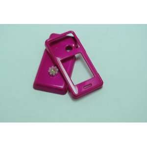  Lg Vx 8500 Chocolate Case Cover Glitter Stars Hot Pink 