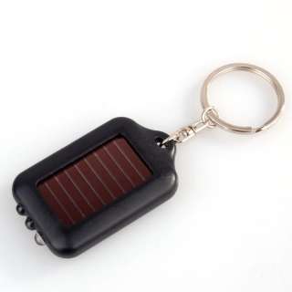 MiNi Solar Energy 3 LED Flashlights Torch Keychain NEW  