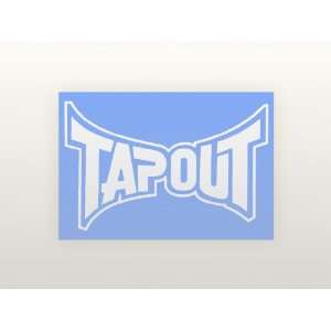  4 Vinyl Decal   Tapout Logo   Car, Truck, Notebook 