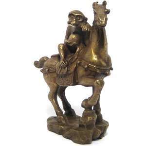  A Monkey and a Peach on a Horse (Brass)   2.4  Feng Shui 