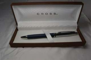 New Cross Avitar Blue & Silver Ball Point Pen Gift  