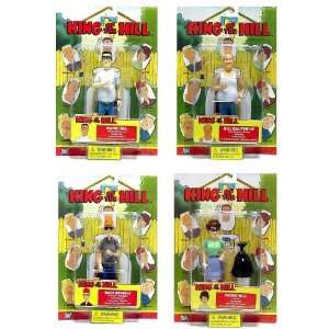  King of the Hill Action Figure Set of 4 Toys & Games