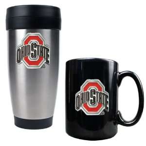  Ohio State Buckeyes Travel Tumbler & Mug Set Kitchen 