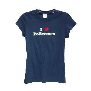  Steve & Barrys Vintage T Shirt Navy I Love Policemen Size 