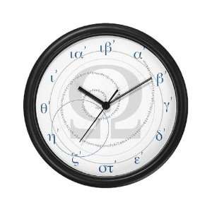  Greek Alphabet Greek Wall Clock by  Everything 