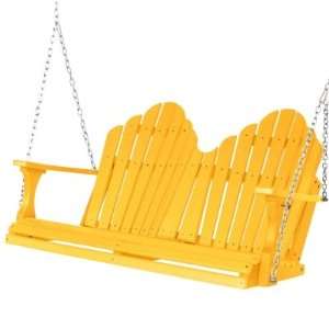  Cozi Back Double Porch Swing   18 colors available Patio 