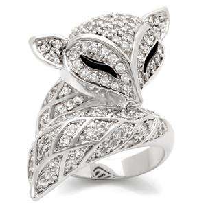  Designer Inspired Fox Pave CZ Ring Jewelry