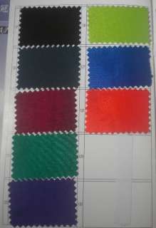 Taffeta Colour Chart