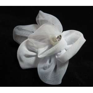  NEW White Sheer Bridal Hair Pins   Set of Three, Limited 