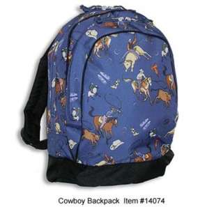 Wildkin COWBOY BACKPACK Childs School Book Bag 14074  