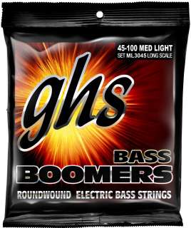 GHS Bass Boomers ML3045 (.045 .100) (Bass Boomers ML 45 100)  
