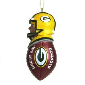 Green Bay Packers Nfl Team Tackler Player Ornament (4.5 African 