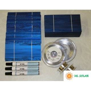 500 Prime Solar Cell DIY Kit with Solar Tabbing, Bus, and Flux Pen