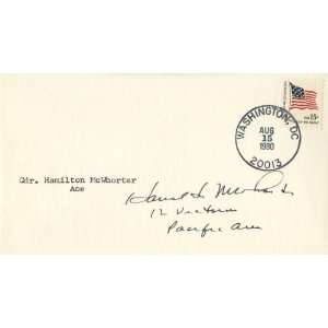Hamilton McWhorter III Autographed Commemorative Philatelic Cover