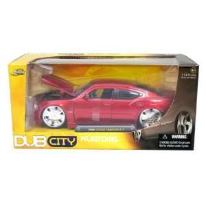   06 Dodge Charger R/T Diecast Model Car 124 Scale C. Red Toys & Games