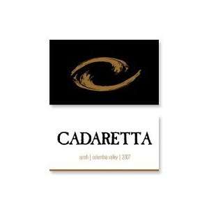  Cadaretta Syrah 2007 750ML Grocery & Gourmet Food