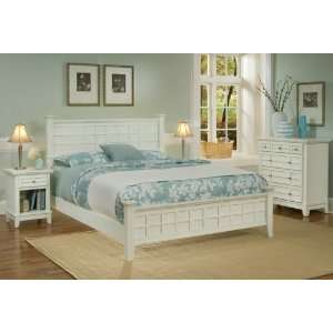 Home Styles Arts & Crafts White Queen Bedroom Set