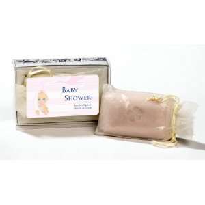   Stork Theme Personalized Fresh Linen Scented Soap Bar (Set of 20